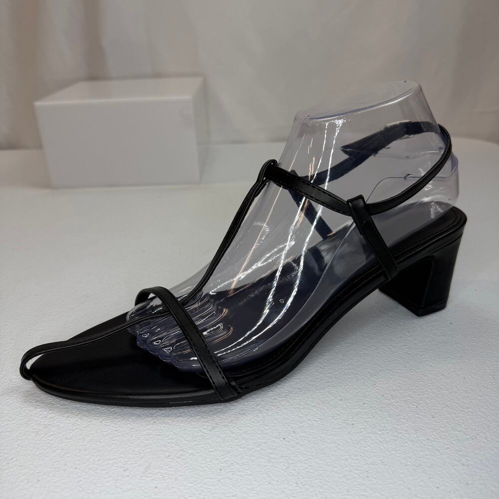 NNG Black Strappy Heeled Sandals – Women’s 9